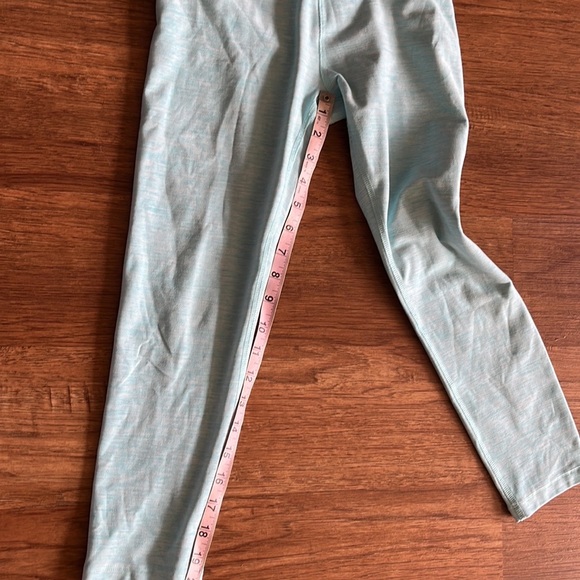 BEYOND YOGA pool blue CROPPED leggings space dye cropped tights crops - Picture 5 of 9